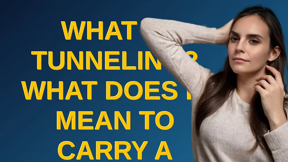 Video thumbnail of What is tunneling? What does it mean to carry a service not normally provided by the network?