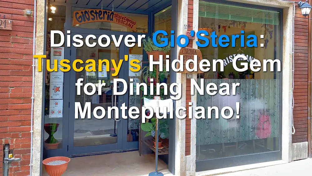 Video thumbnail of Discover Gio'Steria: Tuscany's Hidden Gem for Authentic Dining Near Montepulciano 🍲🍷!