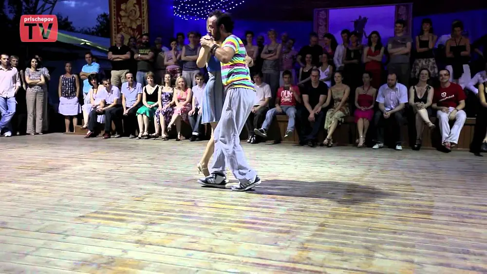 Video thumbnail for Giggio Giovanni & Anna Zyuzina 2, Russia, Moscow,  Milonga "Ekaterinas garden" 24.07.2011