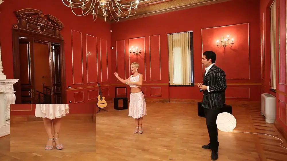 Video thumbnail for Sebastian Arce & Mariana Montes Lesson 18. Changes of direction, part 3. Tango