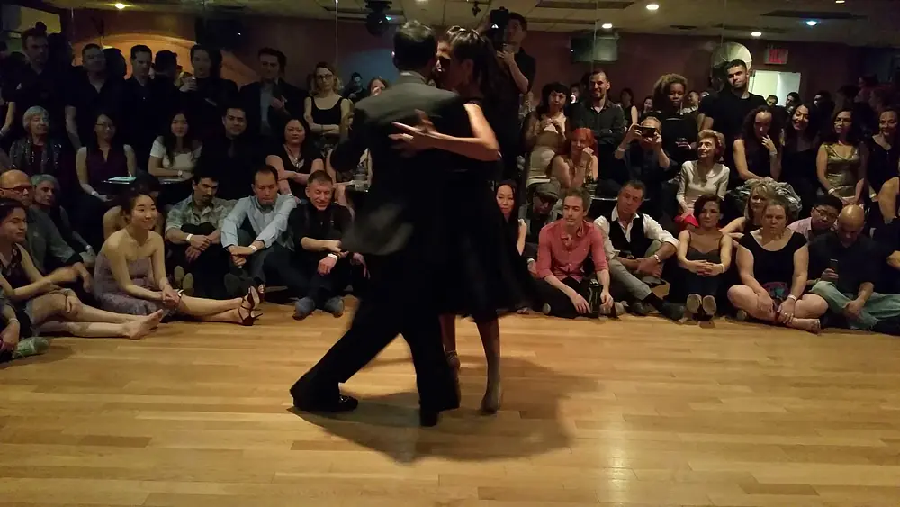 Video thumbnail for Argentine tango: Virginia Gomez and Christian Marquez “Los Totis” - Milonga Del Ochenta Y Tres