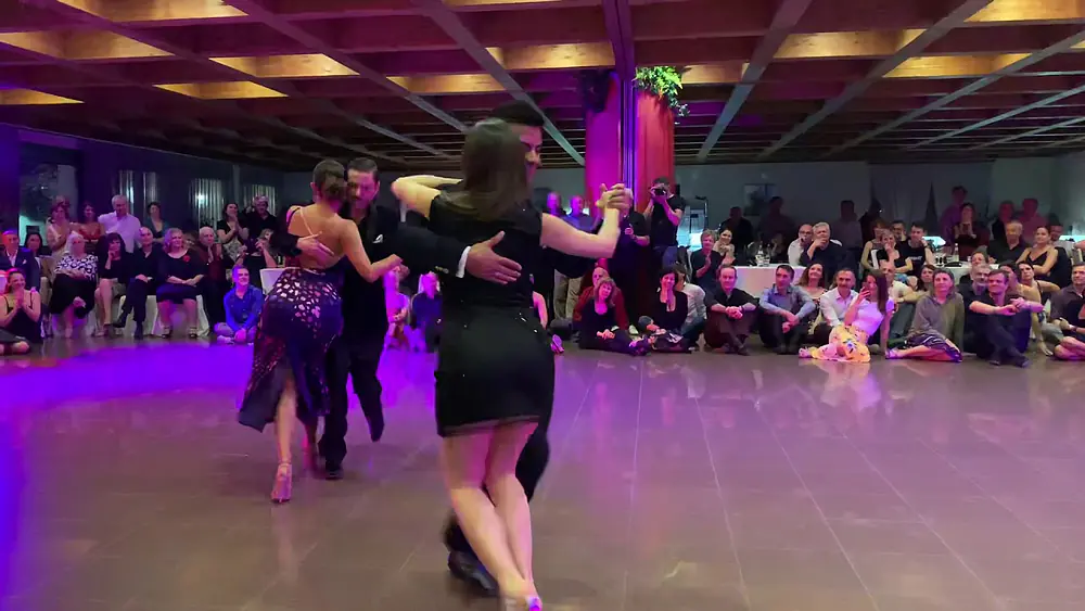Video thumbnail for Sebastian Achaval y Yanina Quinones - Neri Piliu y Roxana Suarez Udine Tango Meeting 2019