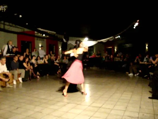 Video thumbnail for Milonga con Ana y Luis - Bailan: CORINA HERRERA & OCTAVIO FERNANDEZ. Mendoza.