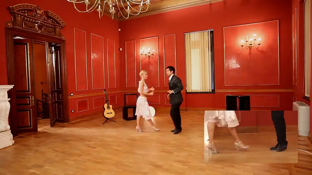Video thumbnail for Sebastian Arce & Mariana Montes Lesson 17. Changes of direction, part 2. Tango