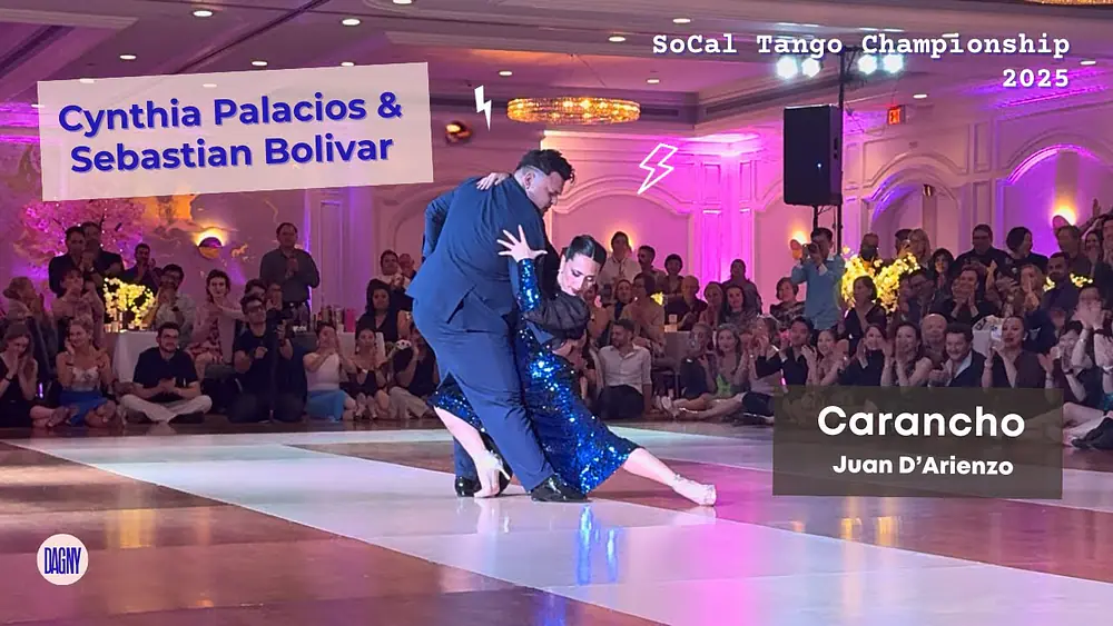 Video thumbnail for Cynthia Palacios & Sebastian Bolivar Argentine Tango “Carancho” by Juan D’Arienzo #tango