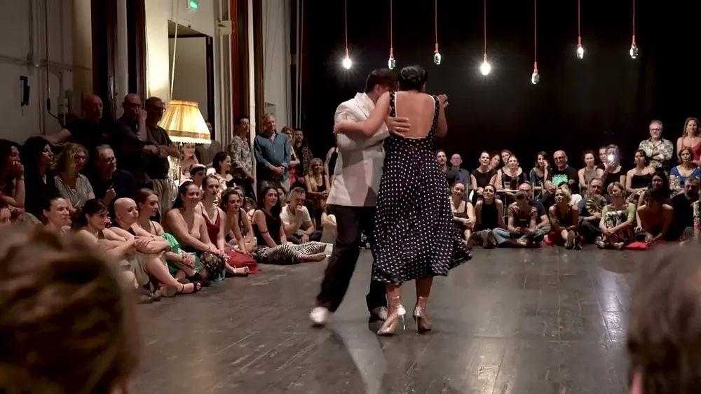 Video thumbnail for Corina Herrera y Octavio Fernandez 3 - Milonga Si - tango club - Bologna  giungo '24