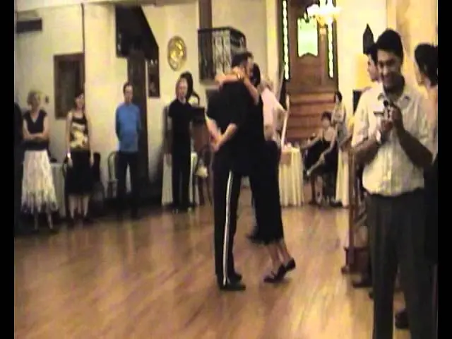 Video thumbnail for Milonguero Teacher Tete 'Pedro Rusconi'. Vals. Marie-Anne en Buenos Aires.
