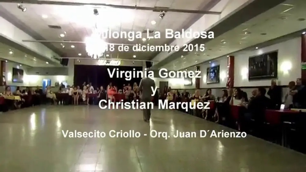 Video thumbnail for Virginia Gomez y Christian Marquez 2/4