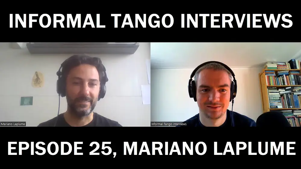 Video thumbnail for Informal Tango Interviews #25, Mariano Laplume [Former tango violinist, now tango dance teacher]
