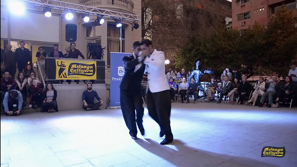 Video thumbnail for "Miedo" Bailan Francisco castro & Martín Cardoso - Milonga Callejera