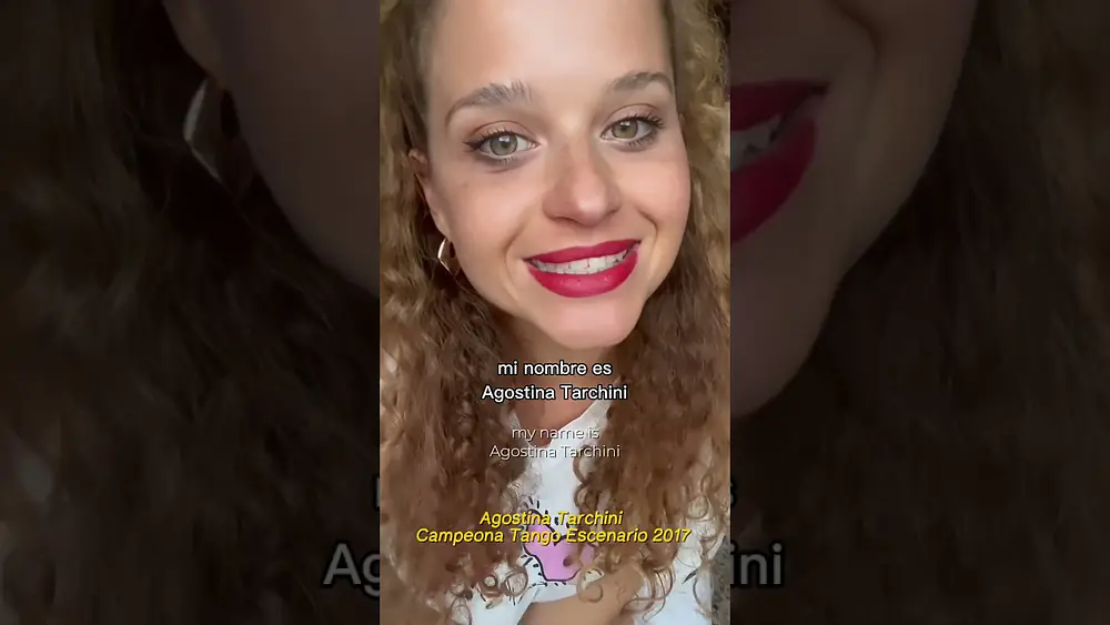 Video thumbnail for Agostina Tarchini | Campeona Mundial Tango Escenario 2017, para 'La Tertulia', de Alejandra Gutty.