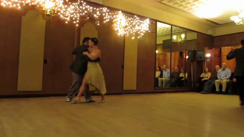 Video thumbnail for Diego Blanco - Ana Padron & Alejandro Larenas - Marisol Morales @ La Milonga Rosa 2.28.2014