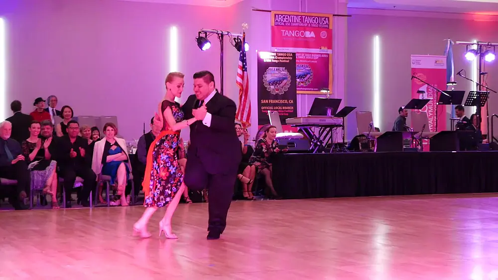 Video thumbnail for Cristian Palomo & Melisa Sacchi Tango/Milonga Demo @ 2018 ATUSA Mar 31