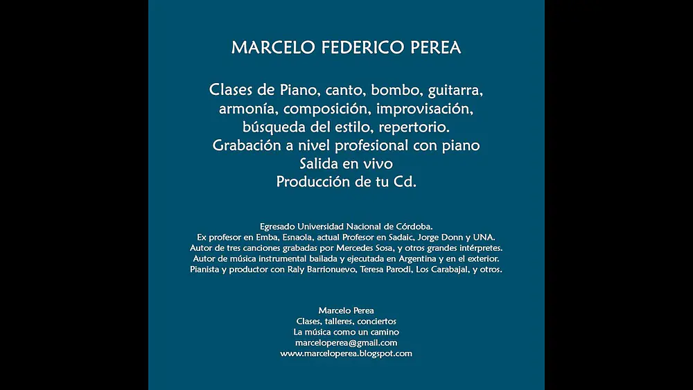 Video thumbnail for PRIMERA CLASE DE PIANO / LAS BASES TÉCNICAS / MARCELO PEREA