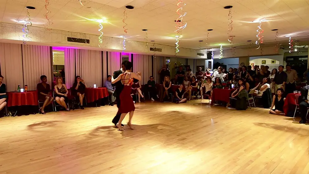 Video thumbnail for Performance by Martin Almiron & Marina Bellani at Milonga Uno