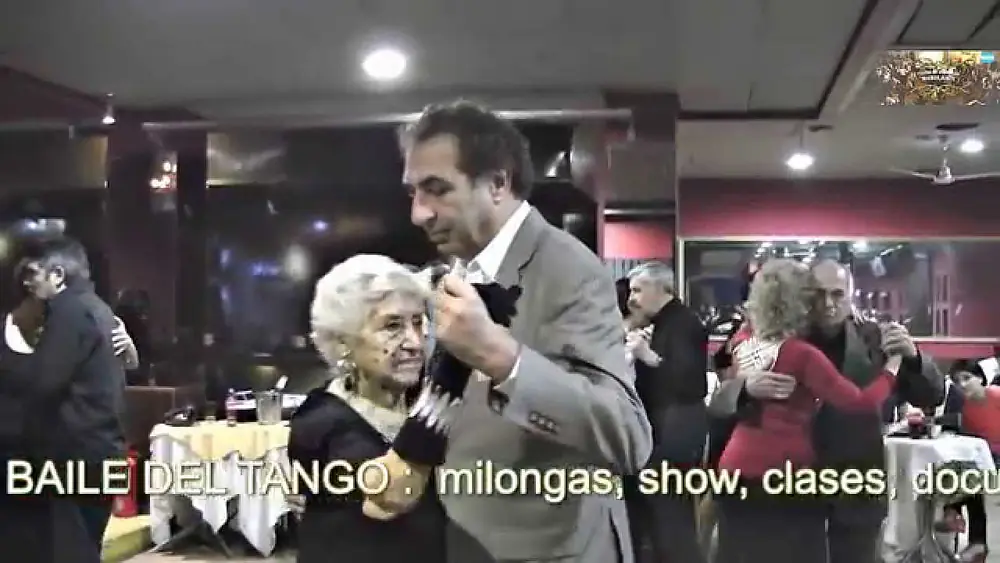 Video thumbnail for Blanca, 75 años bailando tango al 2015, baile y enrevista Con Carlos Neuman