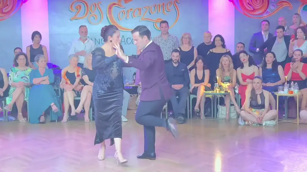 Video thumbnail for Vanesa Villalba & Facundo Pinero 1/4 - 2 Corazones Tango Accademia Rimini   25/05/2024