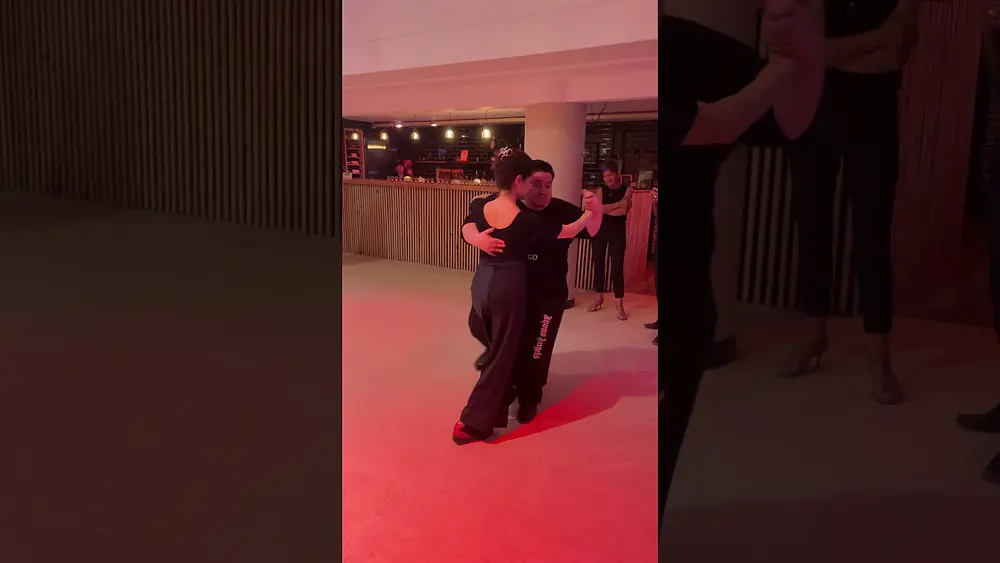 Video thumbnail for Aoniken Quiroga and Mariela Sametband Tango Sequence Demonstration 9/18/24 #tango  Subscribe 🔔