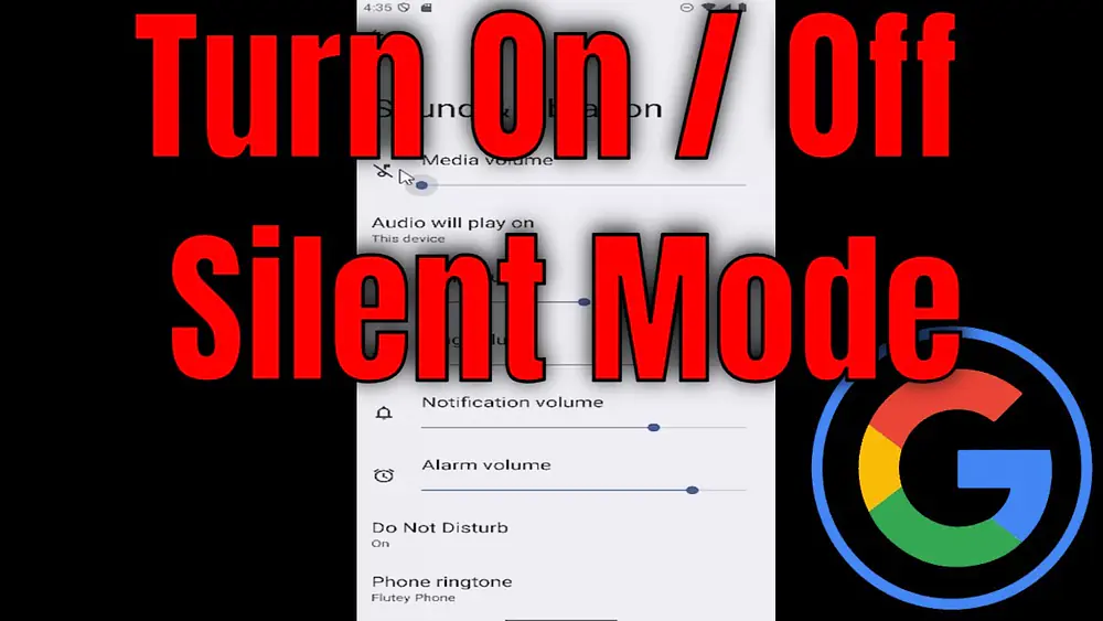 Video thumbnail of How To Turn On / Off Silent Mode in GOOGLE Pixel [2025]