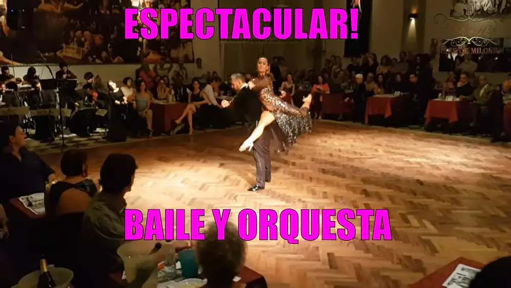 Video thumbnail for Espectacular. Julia  Urruty, Claudio González, milonga Parakultural, tango Salón Canning
