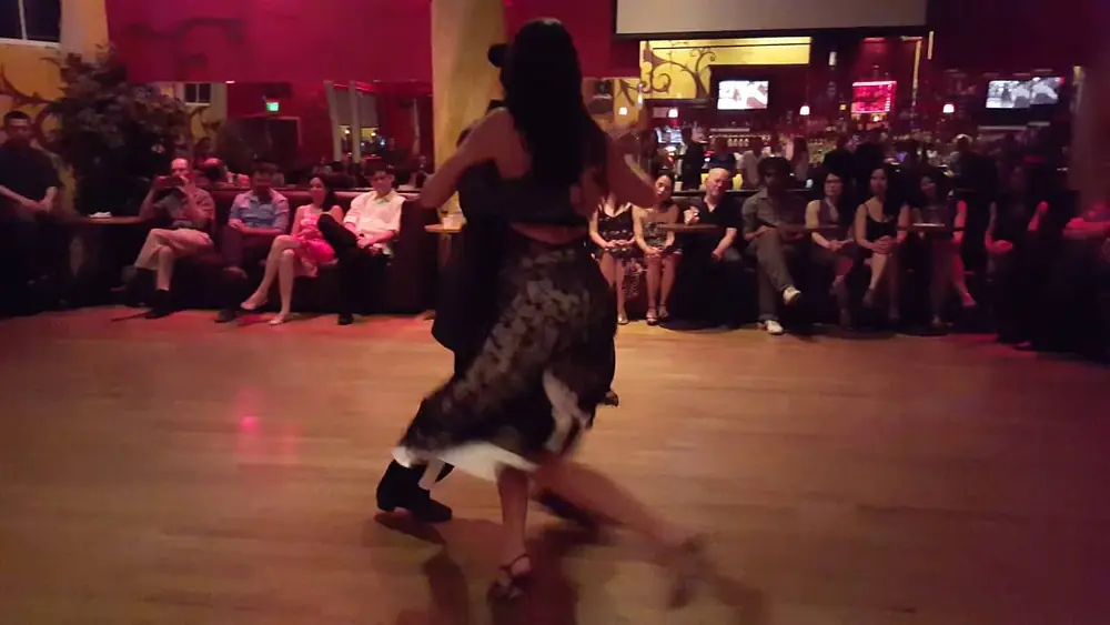 Video thumbnail for Juan Cantone and Sol Orozco — "Milonga de los fortines" — 2/3 at Alberto's