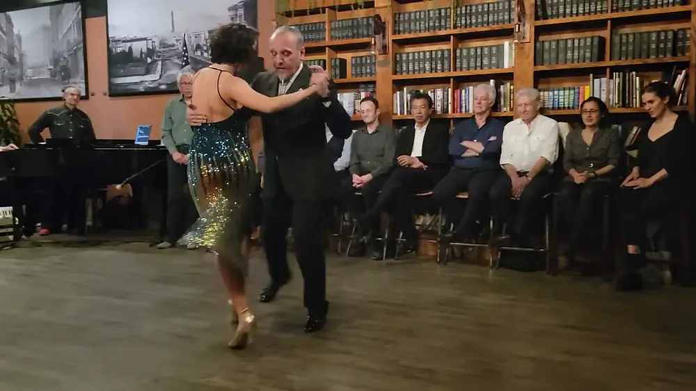 Video thumbnail for Raquel Makow and Pancho Martinez Pey at Milonga Chez Nous on April 13, 2023 (3 of 3)