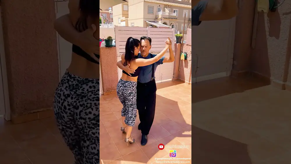 Video thumbnail for #milonga under the summer sunshine #tangomilonga Georgina Vargas Oscar Mandagaran July 2024 in Spain