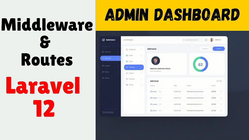 Video thumbnail of #03 Laravel Admin Dashboard with Middleware & Routes: Separate Admin Panel in Laravel
