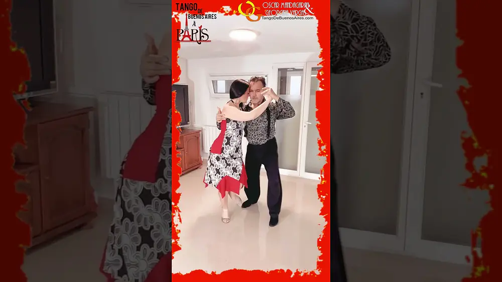 Video thumbnail for #tango vaivén de medialuna calesita Online lesson 16/4/3023 Georgina Vargas Oscar Mandagaran #dance