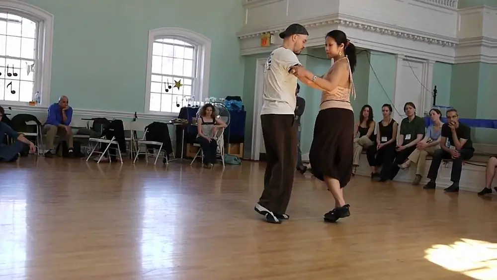 Video thumbnail for Homer & Cristina Ladas at Yale: 'Tango Double Helix' - The Body Spiral Connection