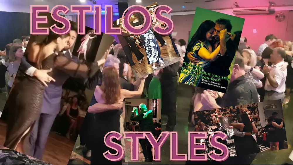 Video thumbnail for Estilos de baile de tango y abrazo de tango. Tango Buenos  Aires. Por Carlos Neuman