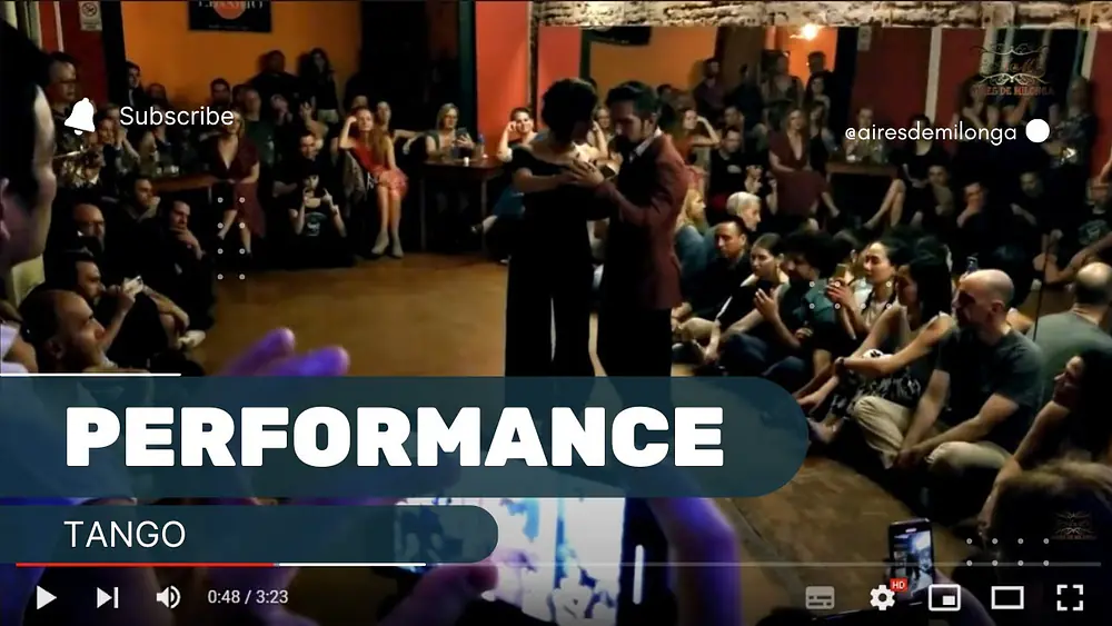 Video thumbnail for Tango baile show Peque Barrionuevo, Mariela Sametband, El Cachivache orquesta La Cachivacheria