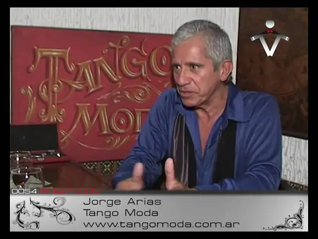 Video thumbnail for Entrevista con Jorge Arias - Tango Moda - En breve por 0054TangoTv