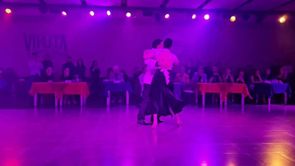 Video thumbnail for Lucila Segura and Angel Coria at La Viruta - Acercate a mi tango festival closing milonga (2 of 2)