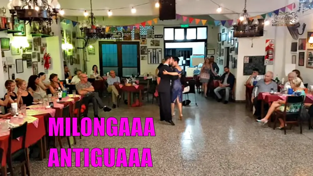 Video thumbnail for Tango en hermosa y antigua milonga al Compás del Corazón, Germán Landeira, Kei Hasegawa, milonga