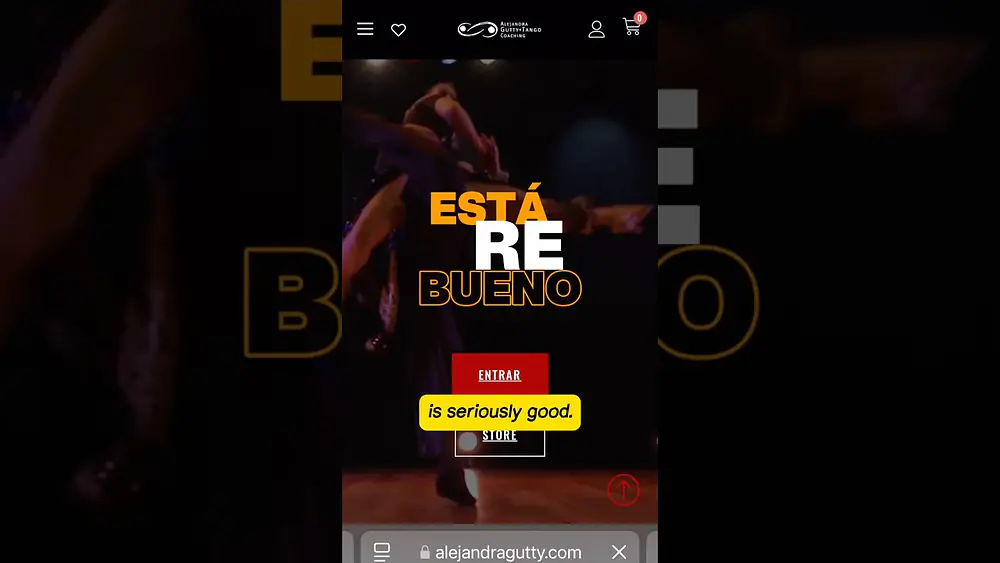 Video thumbnail for paso a paso—GET YOUR TANGO CLASS with Alejandra Gutty