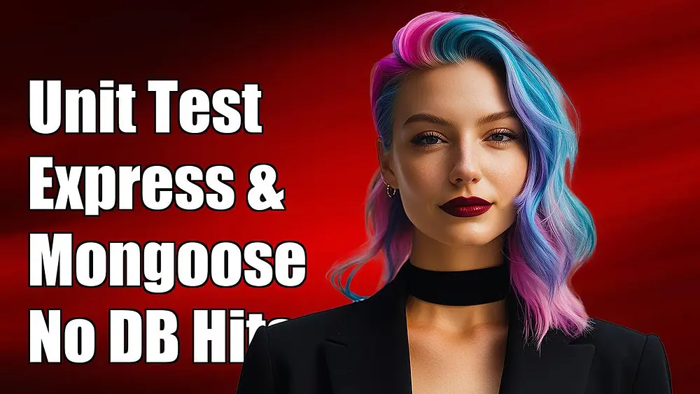 Video thumbnail of Unit Testing Express/Mongoose Routes Without Hitting the Database