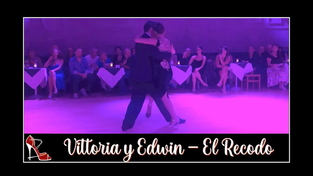 Video thumbnail for Vittoria Franchina y Edwin Leonardo Olarte 1/4 - El Recodo - Milonga Salòn Càldin
