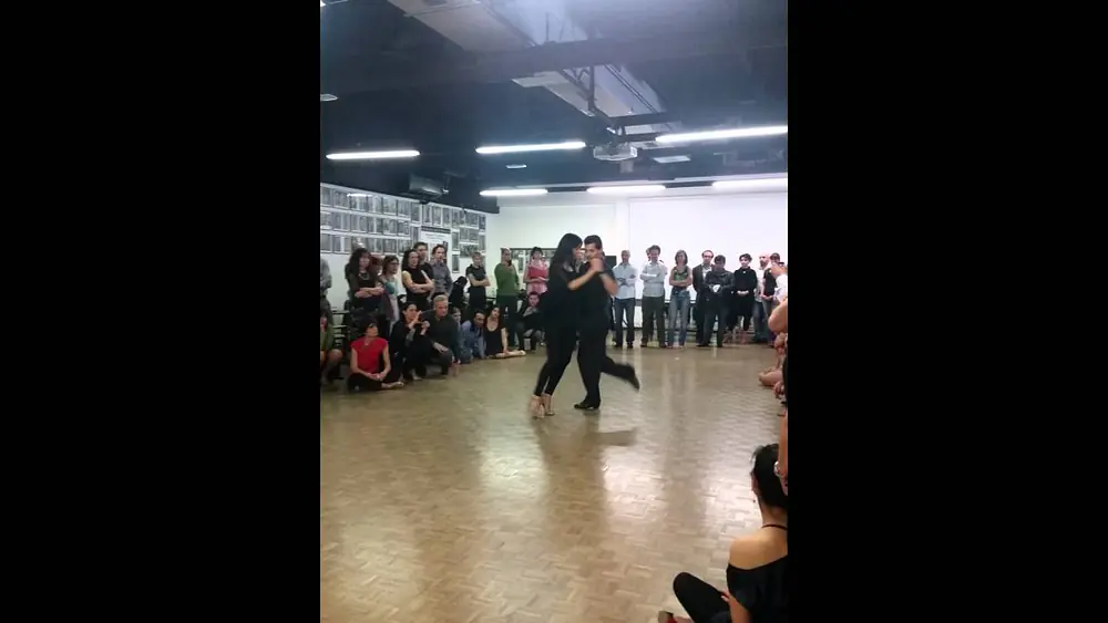 Video thumbnail for Gabriel Ponce e Analia Morales Tango 17- 4- 2016 alla Zotto Academy