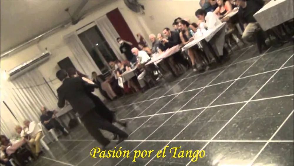 Video thumbnail for GENOVEVA FERNANDEZ y ANDRES "Tanguito" CEJAS Bailando el Tango GUAPEANDO en FLOREAL MILONGA