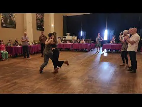 Video thumbnail for Argentine tango workshop - Spiral Motion: Cecilia Garcia & Serkan Gokcesu - A La Gran Muñeca