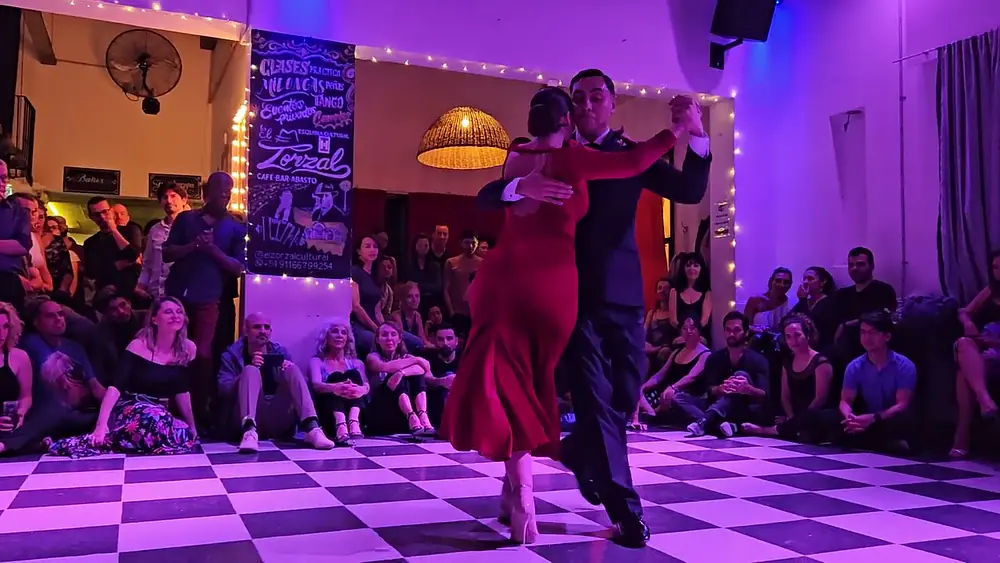 Video thumbnail for Suyay Quiroga and Jonny Carvajal at Milonga Tango Bar (3 of 4)