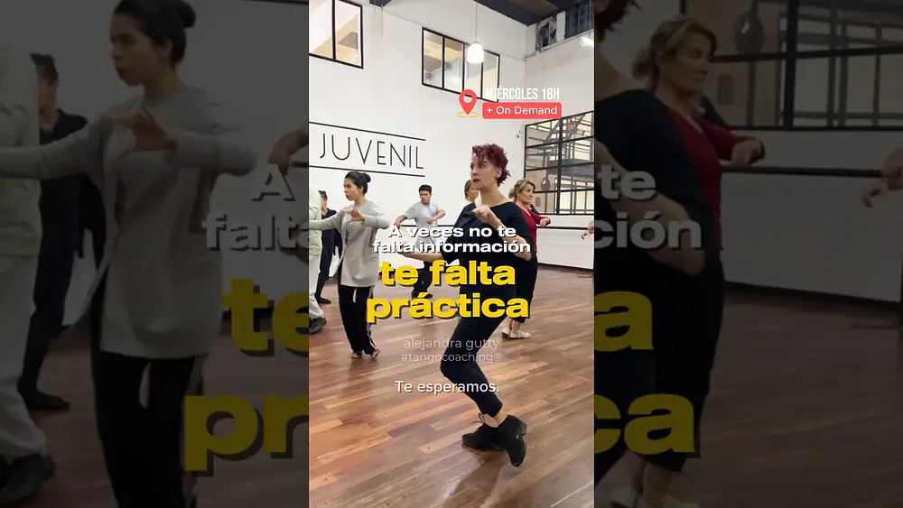 Video thumbnail for a veces, sólo te falta practica | Alejandra Gutty • Tango Coaching®