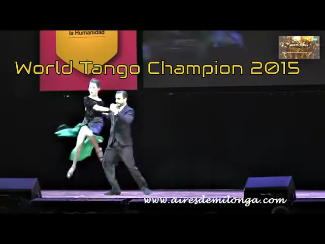 Video thumbnail for The dancing of Tango world Champion 2015, Ezequiel Jesus Lopez, Camila Alegre