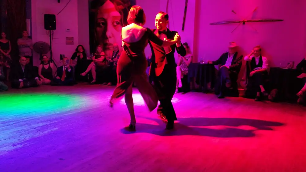 Video thumbnail for Argentine tango: Carlos & Maureen Urrego - "Milonga del 83"