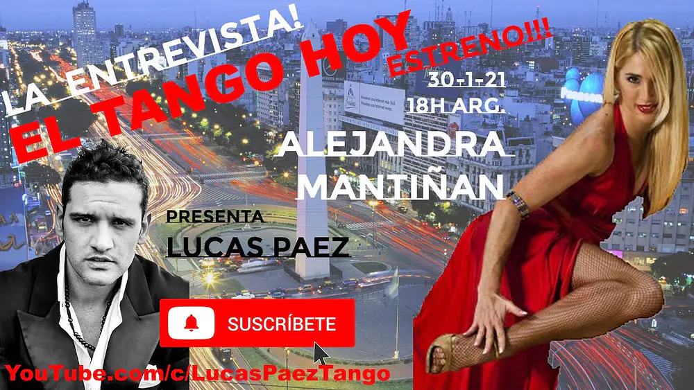 Video thumbnail for El Tango Hoy con Alejandra Mantiñan, conduce: Lucas Paez