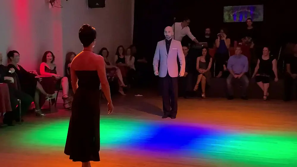 Video thumbnail for Dancing Adriana Salgado & Orlando Reyes at Milonga La Nacional - Manhattan NYC.