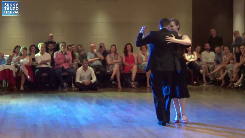 Video thumbnail for Pablo Rodriguez & Anne Bertreau 3/3 Sunny Tango Festival, Crete, Greece. Juan D'Arienzo, Vals