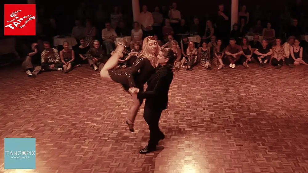 Video thumbnail for OSTERTANGO '24 - Ariadna Naveira & Fernando Sanchez dance Solo Tango Orquesta - Mano Brava