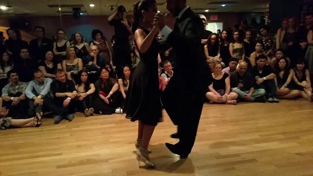 Video thumbnail for Argentine tango: Virginia Gomez and Christian Marquez “Los Totis” - Tormenta (Lyrics)
